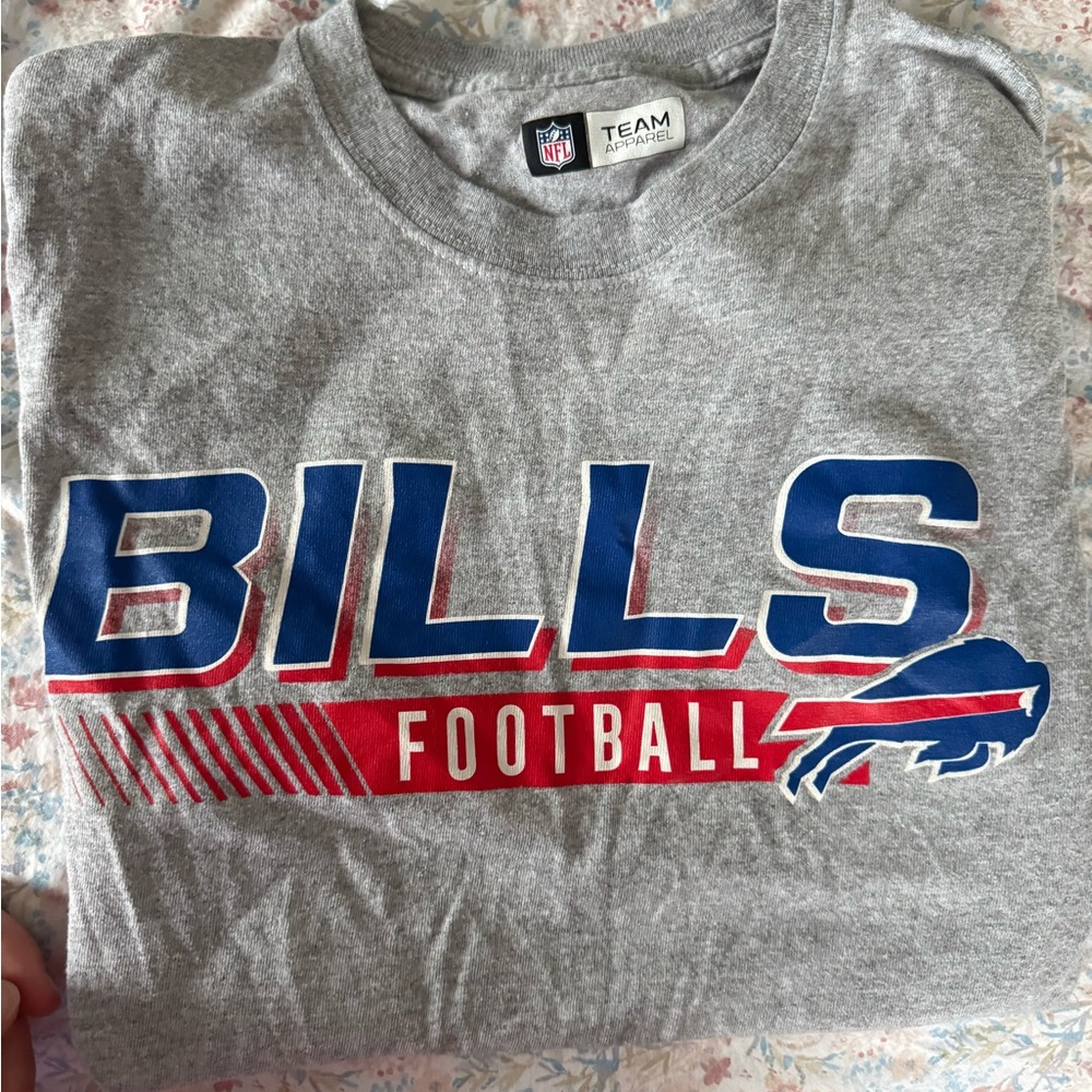 Gray Bills Football T-Shirt